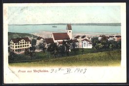 AK Wolfhalden, Teilansicht, 1903
