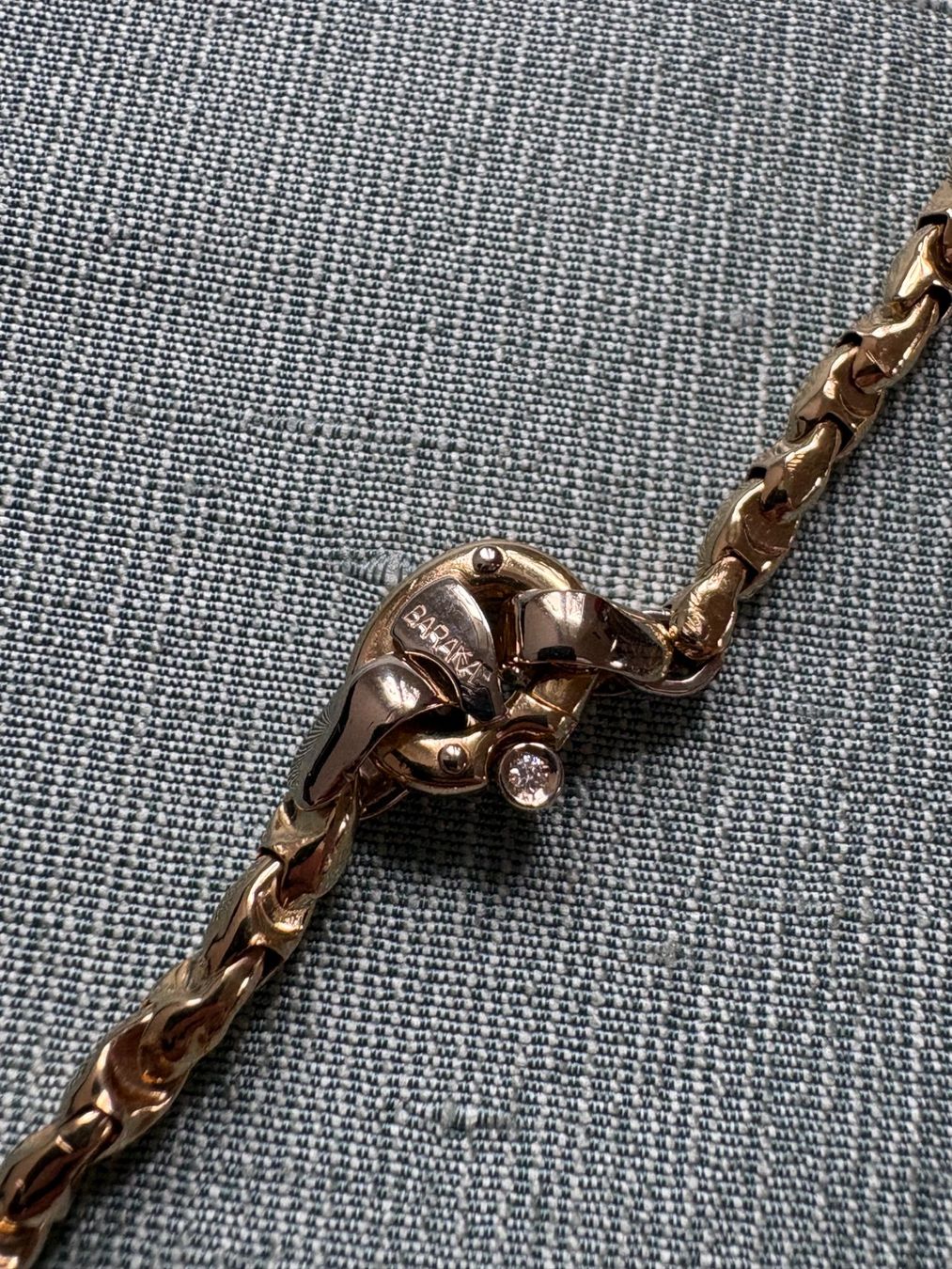 Catenine: Collana Barakà in oro giallo 750 – Usato da Lugano venduto da Ru_Le 1