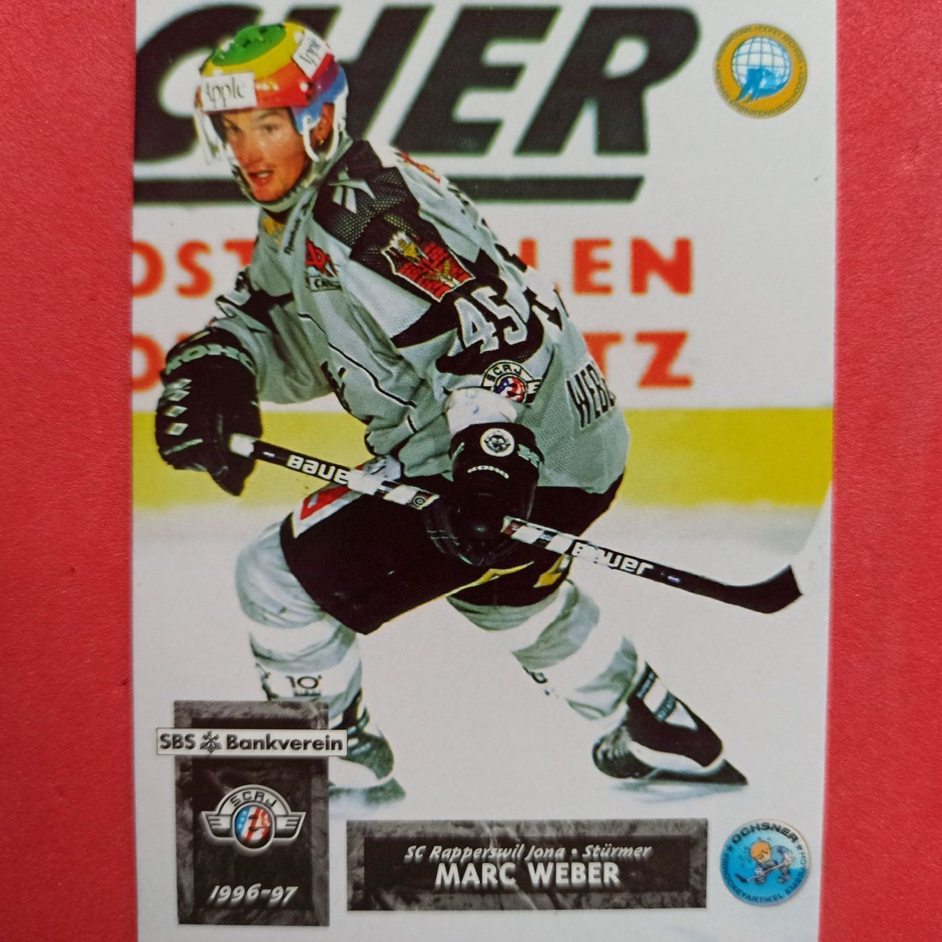 Sammelbilder & Trading cards: Marc Weber - RAPPERSWIL - 1996/97 – Gebraucht aus Dübendorf von kb86_MOVIE