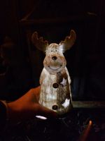Elch Dekoration beleuchtet/batteriebetrieben Weihnachten
