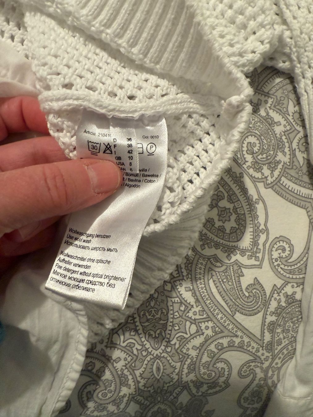 Camicette: Street One Sommer Strickpullover mit Hemd Kragen, Gr. 40 – Usato da Winterthur venduto da Lumi11 4