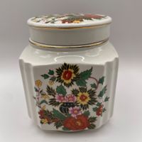 Sadler England Deckeldose Teedose Keramik floral Nr. 35