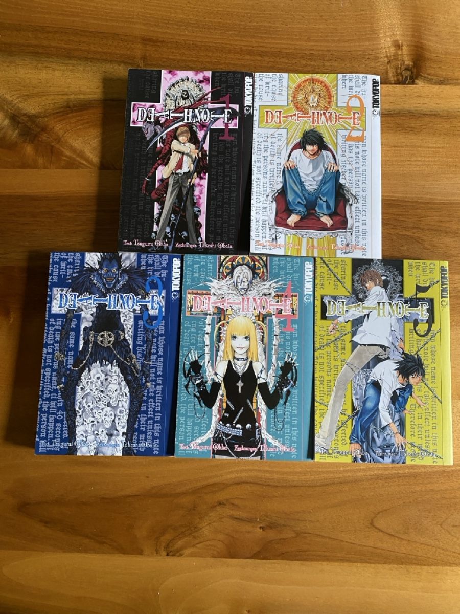 BD: Death Note 1-5 – D'occasion à Sachseln par Reini15