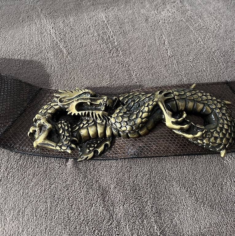 Gürtel: Pythonleder Gurt – Gebraucht aus Meilen von tif_x9sj 1