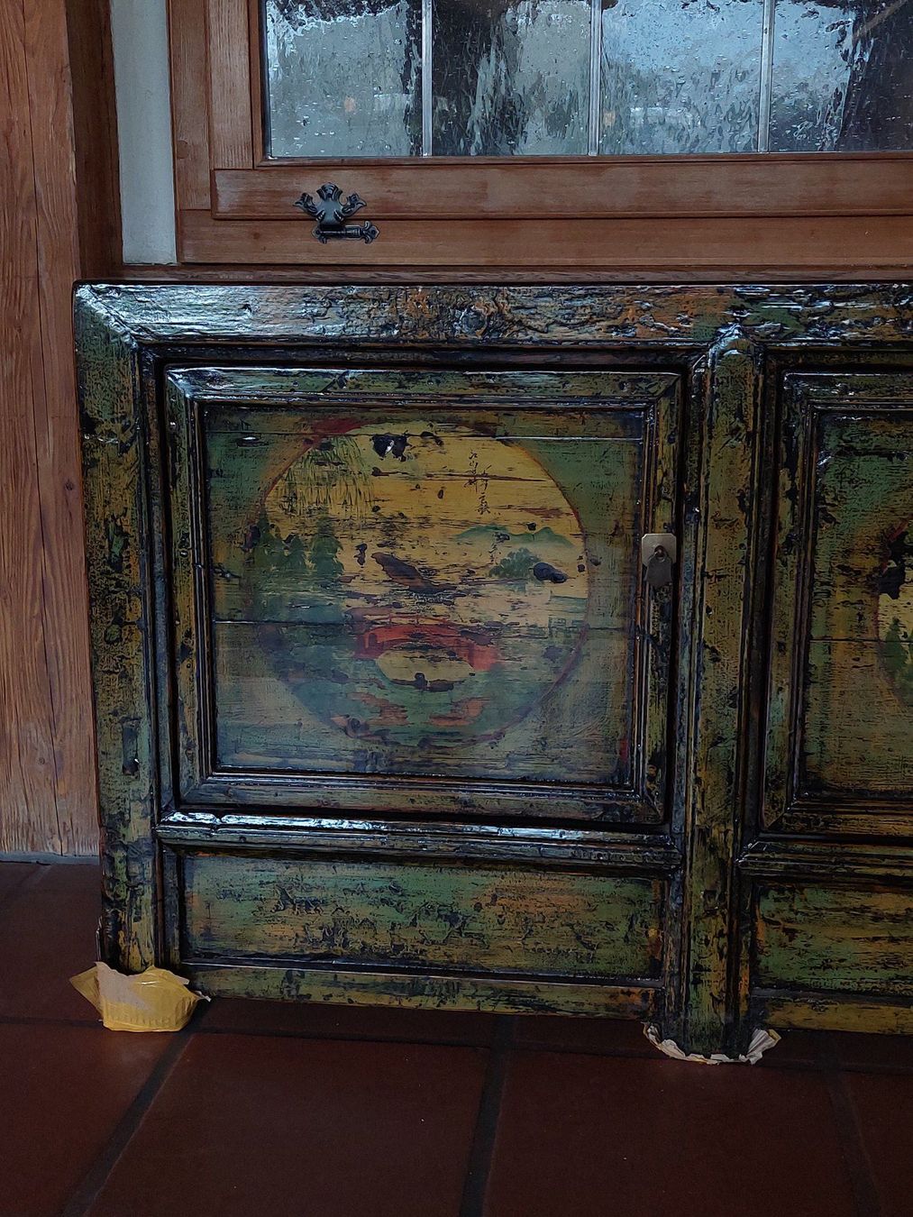 Cassettiere: Sideboard Vintage grün Malereien – Nuovo (secondo la descrizione) da Cham venduto da mjg1901 3