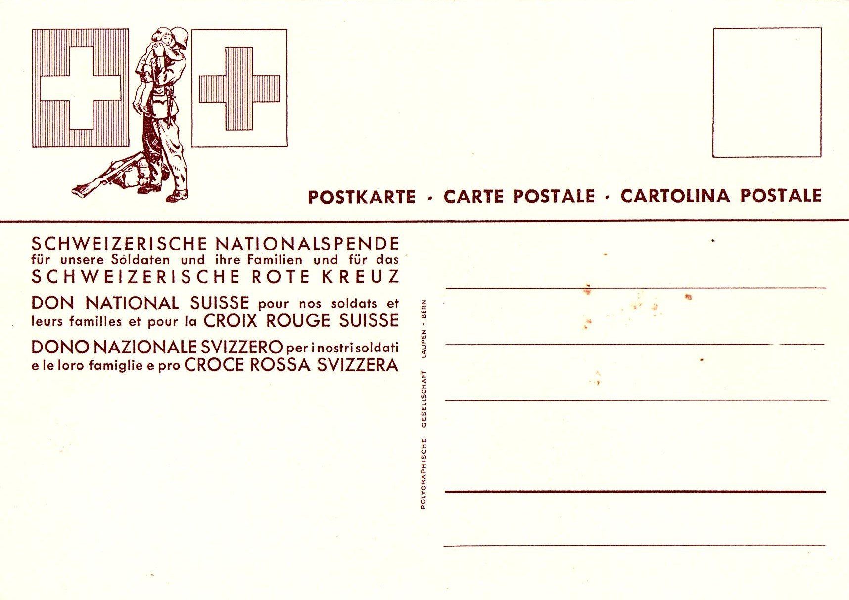 Cartoline postali: Ansichtskarte Künstlerkarte Schweiz 2. Weltkrieg – Usato da Mörschwil venduto da aik_x8mc 1