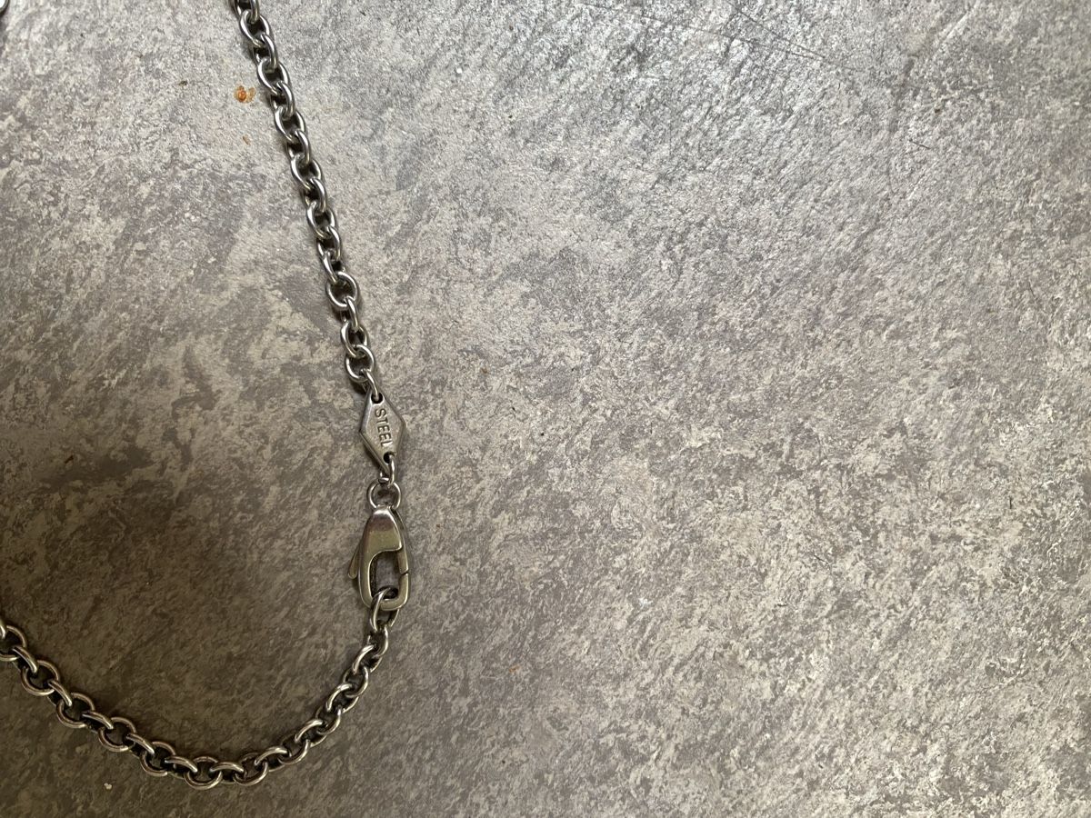 Fossil Catenine: Fossil Halskette 2 Dog Tag  – Usato da Bern venduto da secondjoel 3