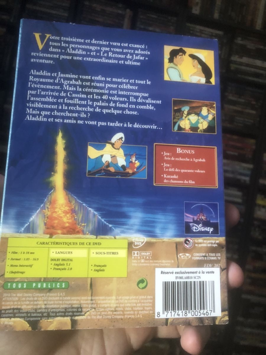 Alle DVDs: Aladdin et le Roi des Voleurs - dvd – Gebraucht aus Lausanne von fransadpop 2