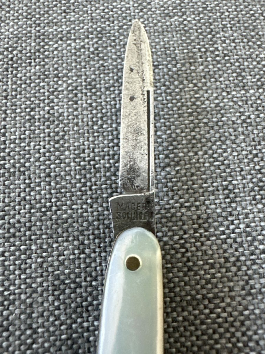 Solingen Taschenmesser: Altes Taschenmesser Solingen perlmut Griff – Gebraucht aus Baar von Hillsboro 3