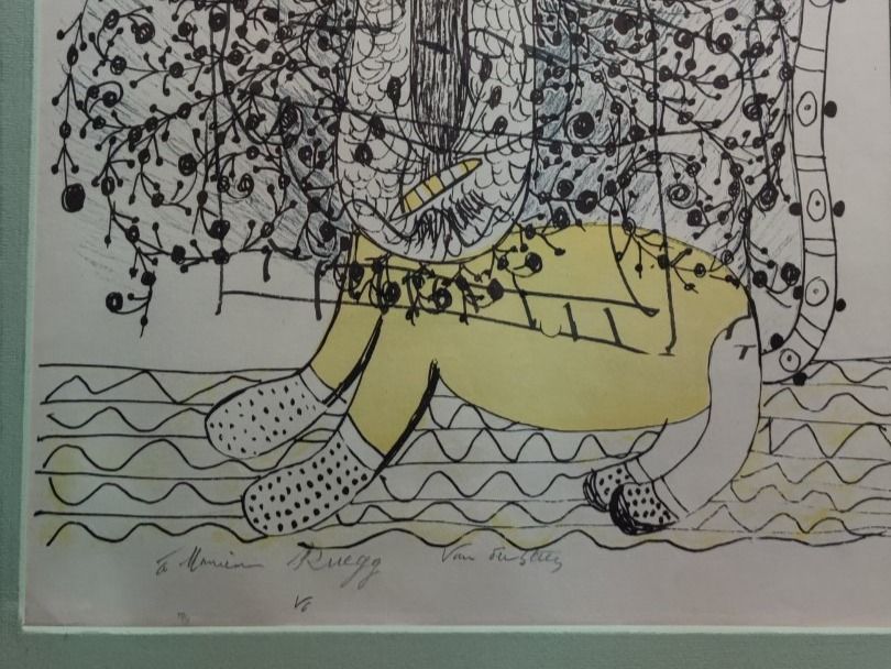 Dipinti: Lithographie Chat Germain Van der Steen – Usato da Basel venduto da Kaupo1 2