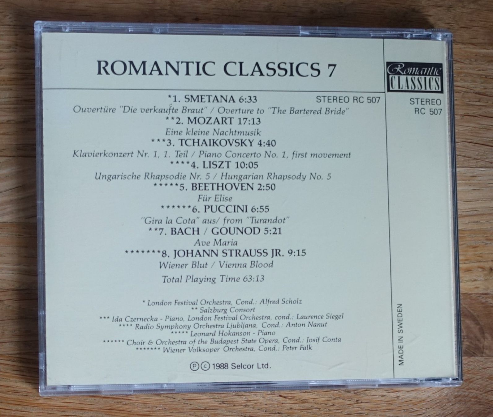 CD: Romantic Classics 7 - F31 – Usato da Sessa venduto da fraenklishop 1