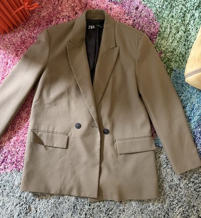 Blazer von Zara in grün, Grösse S
