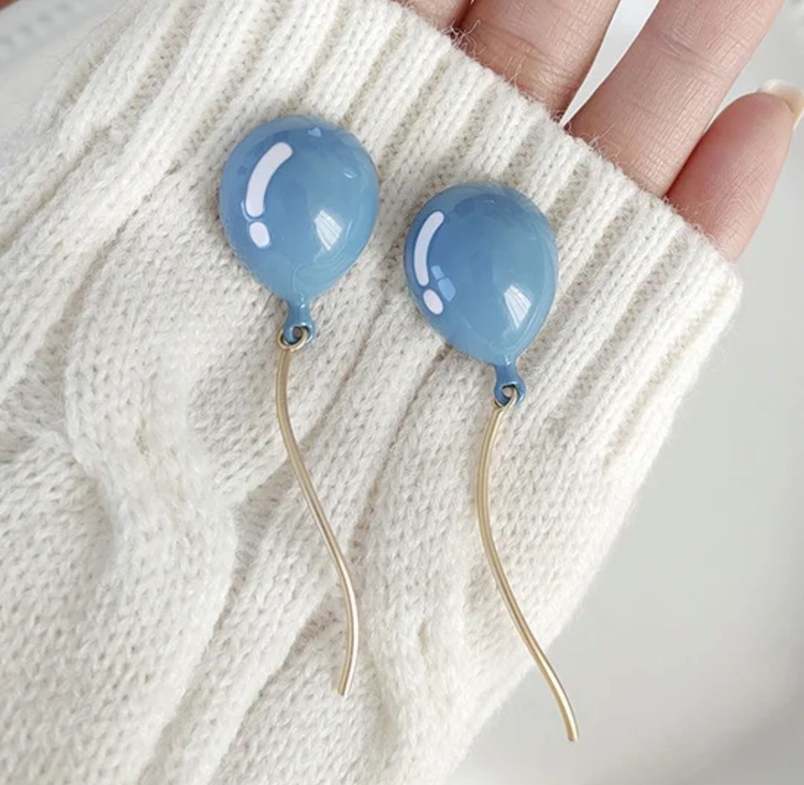 Ohrringe & -stecker: Ohrringe Luftballons – Neu (gemäss Beschreibung) aus Gams von Mariawicca