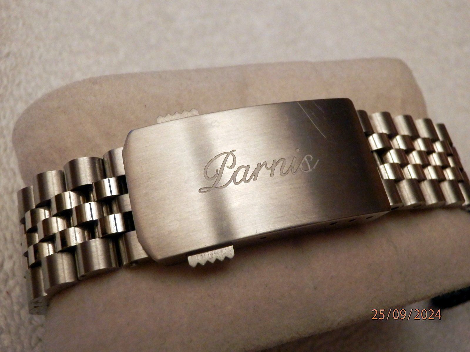 Parnis Orologi: Parnis, Automatic, Datum, drehbare Lünette, Gehäuse 42mm GTM – Usato da Ueberstorf venduto da dinbau 4
