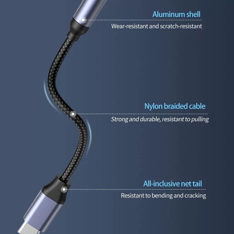 Cuffie: USB Type-C 3.5mm Kopfhörer Audio Adapter – Nuovo e nell'imballaggio originale da Zürich venduto da shop-247 4