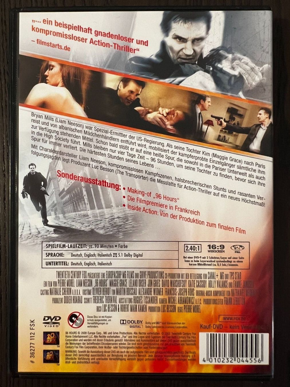 Tutti i DVDs: 96 Hours – Usato da Zürich venduto da FilmFreunde 1
