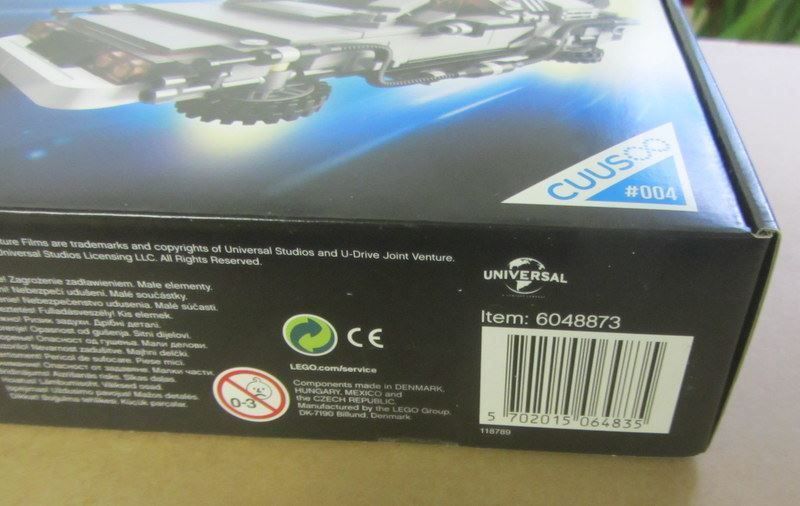 Lego Baukästen: LEGO CUUSOO 21103 " DeLorean Time Machine " – Neu und originalverpackt aus Kreuzlingen von heinrich7h 3