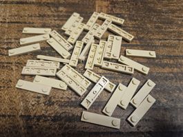lego 41740 lot de 35 pièces Tan Plate, Modified 1 x 4