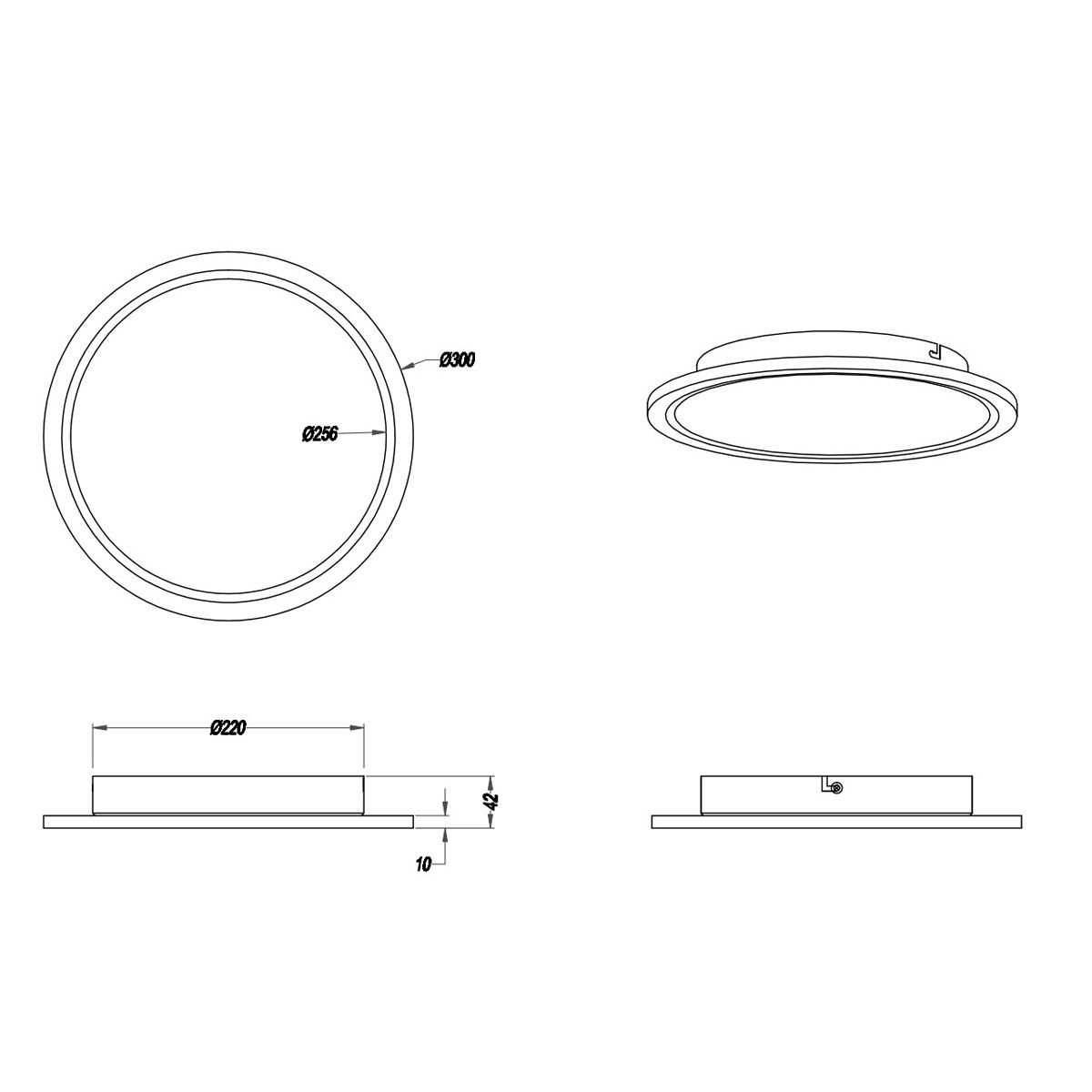Lampadari & plafoniere: LED Deckenleuchte, Paneel, 30 cm Ø – Nuovo (secondo la descrizione) da Kreuzlingen venduto da Smart-Light 6
