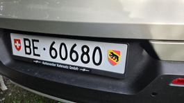 Kontrollschild BE 60680 Kanton Bern Nummernschild