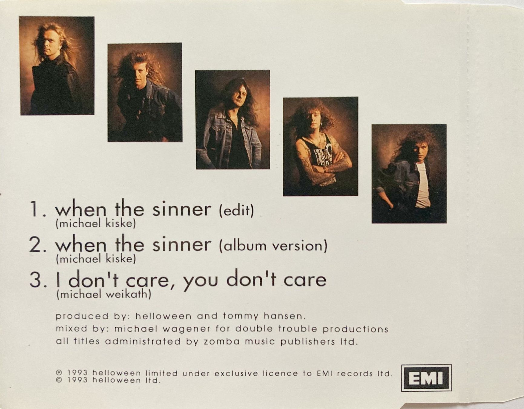 CD: HELLOWEEN - WHEN THE SINNER – Usato da Bottens venduto da hotter-than-hell 1
