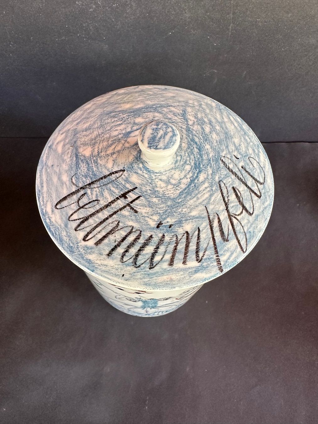 Zuccheriere: Porcelain Dose Mit Deckel ...bettmümfeli...Italy – Usato da Saas im Prättigau venduto da norman02 1