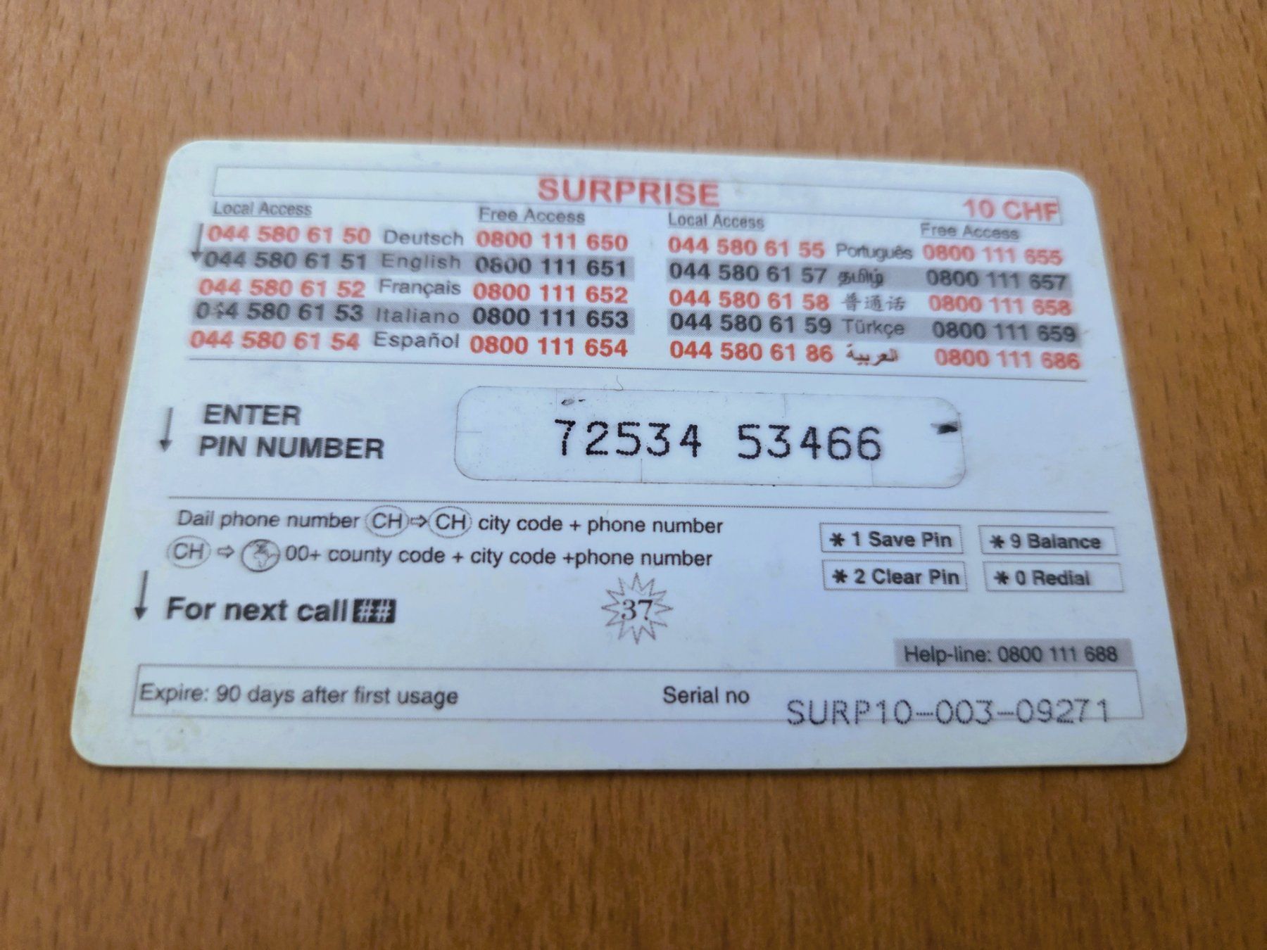 Schede telefoniche: PREPAID - SCHWEIZ – Usato da Brüttisellen venduto da Nighttrain 1