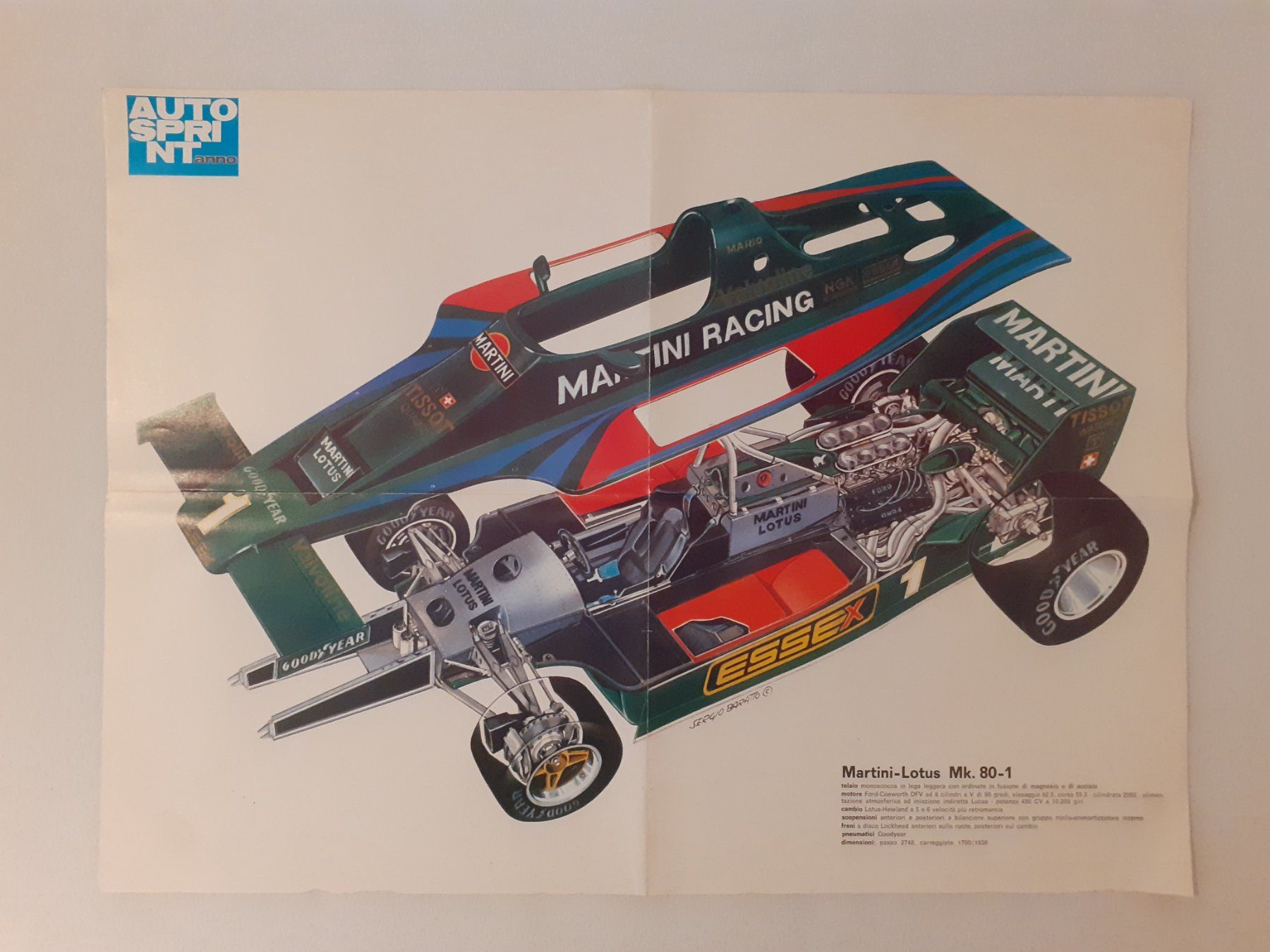 Foto & Immagini: Poster; Formel 1, Martini-Lotus MK80-1 – Usato da Aarburg venduto da Hktm