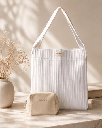 Clarins Bag + Pouch both Brand New!