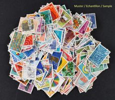 SCHWEIZ, 400 verschiedene Briefmarken, sauberes Assortiment!
