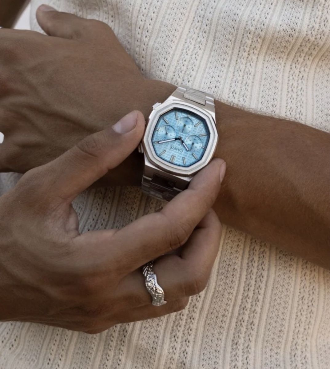 Uhren: Cainté Claude Chronograph Turquoise – Neu und originalverpackt aus Zürich von golem1234
