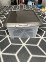 Aufbewahrungsbox Transparent - grau