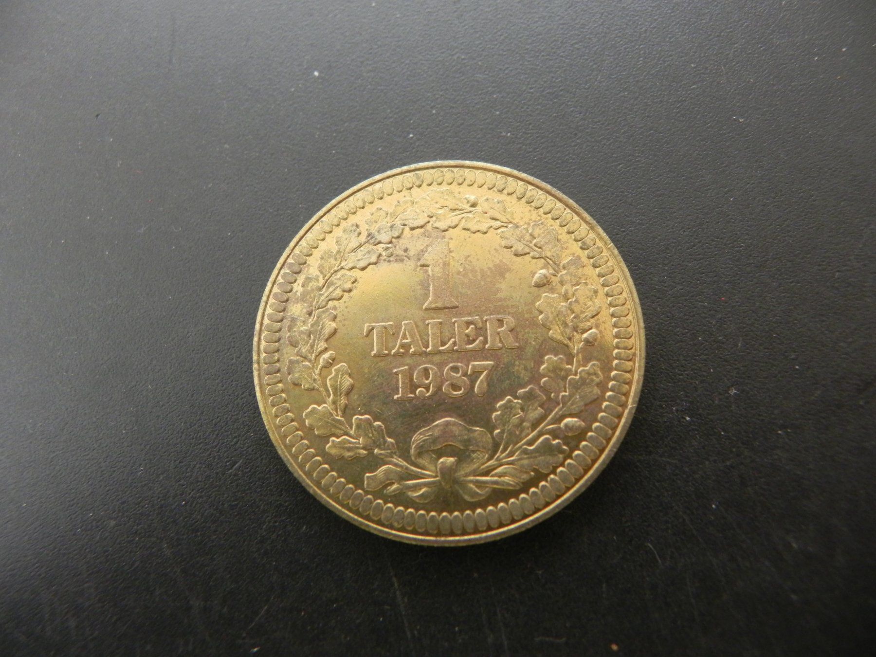 Medaillen: Medaille Zofingen 1 Taler 1987 – Gebraucht aus Biel/Bienne von Gogolozi