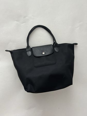 Longchamp Le Pliage Handtasche schwarz guter Zustand