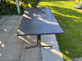 Gartentisch Metall Schaffner, klappbar, 140x80