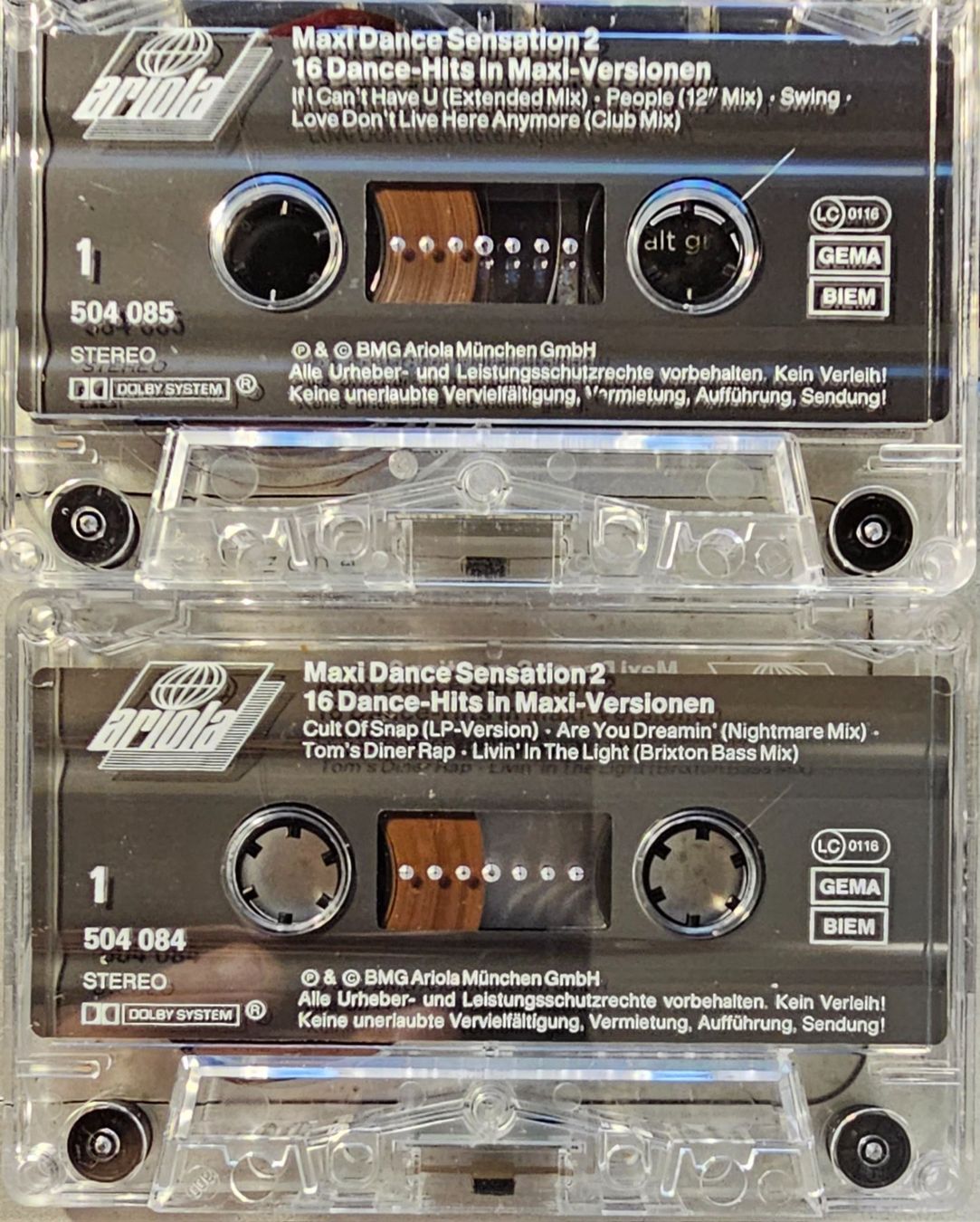 Cassettes audio: MC - Maxi Dance Sensation 2 – D'occasion à Wahlen b. Laufen par Cg10 2