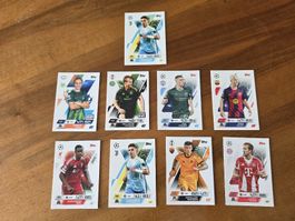 9 Match Attax Karten 