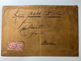 Ziffer-Ausgabe 1882, 10c, weisses Papier, Kat. 55, KP 275.--
