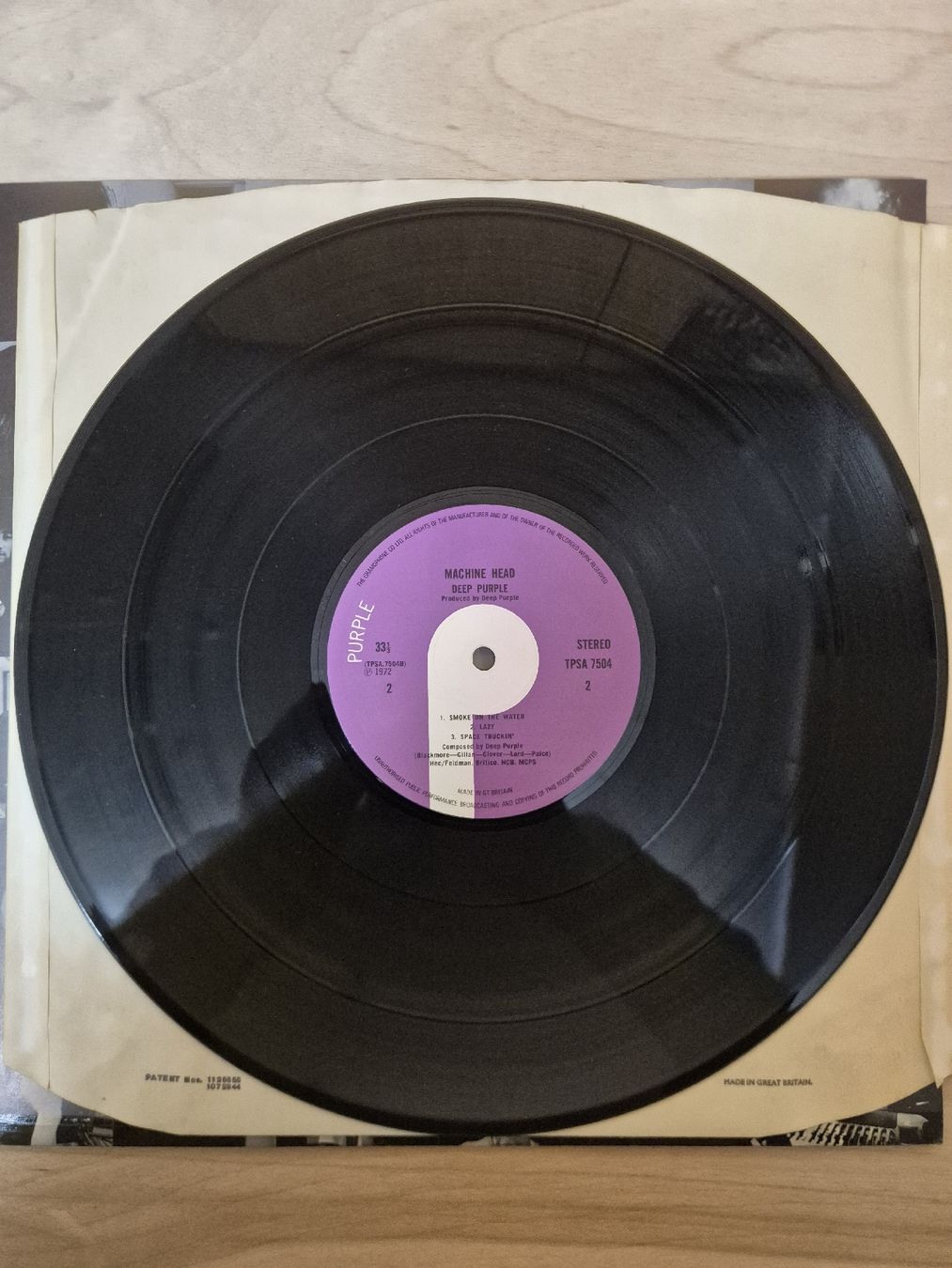 Dischi in vinile: Vinyl Schallplatte Deep Purple Machine Head gebraucht – Usato da Rotkreuz venduto da felixbucher01 3