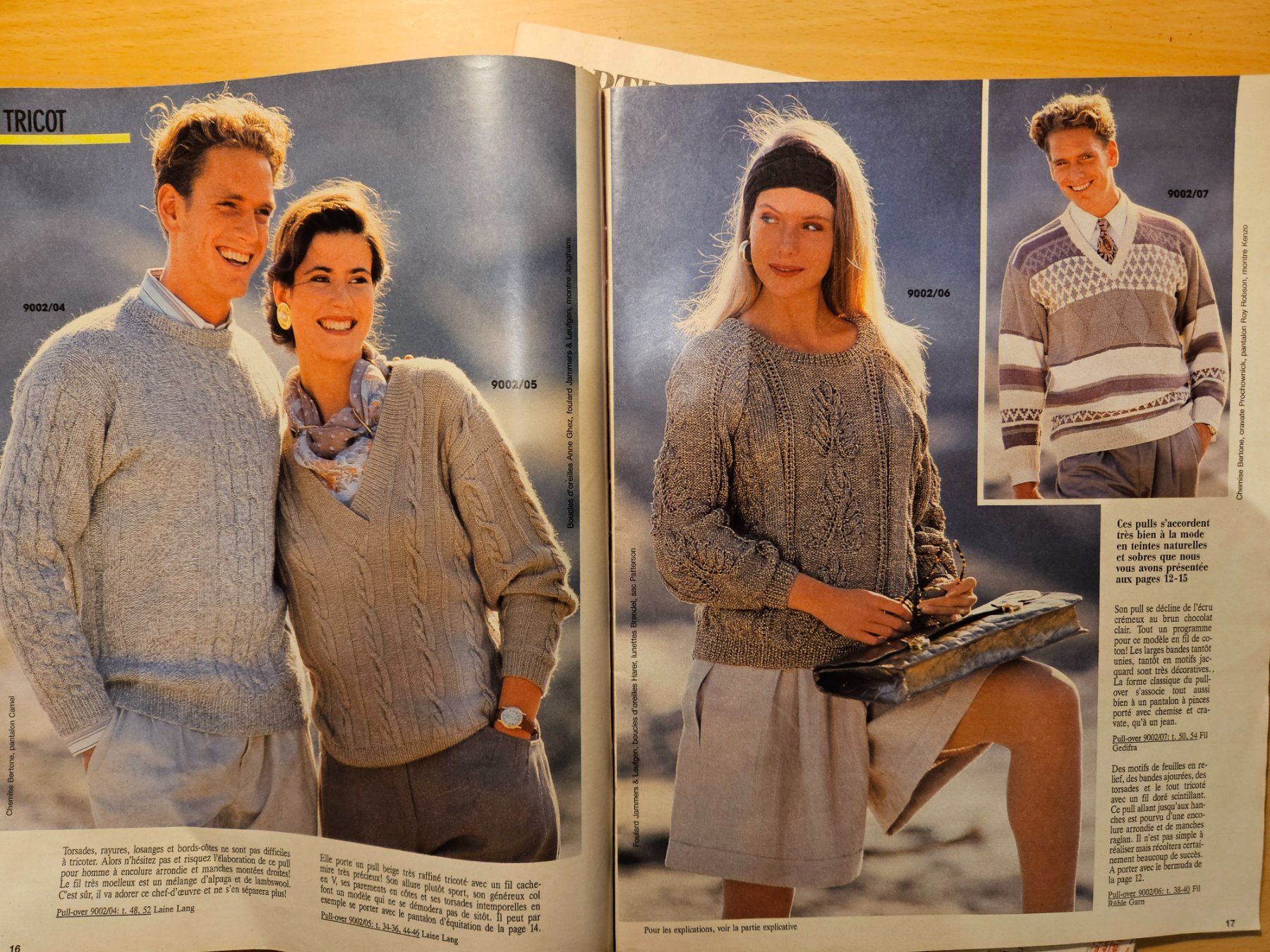 Schnittmuster: Burda mode printemps_pantalons_style marin 02/1990 – Gebraucht aus Lausanne von tal_01 5