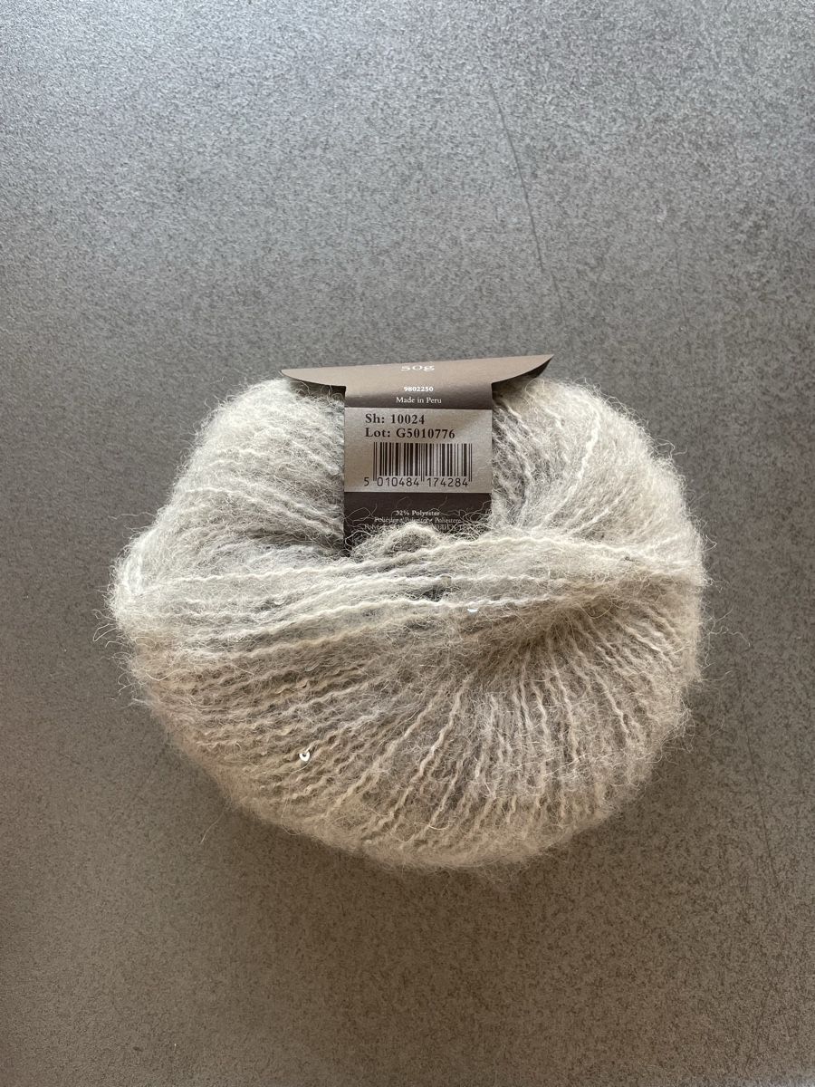 Lana: Rowan Alpaca Sparkle Garn hellgrau 2x 50g neu – Nuovo e nell'imballaggio originale da Lenzerheide/Lai venduto da ale_57ys 2