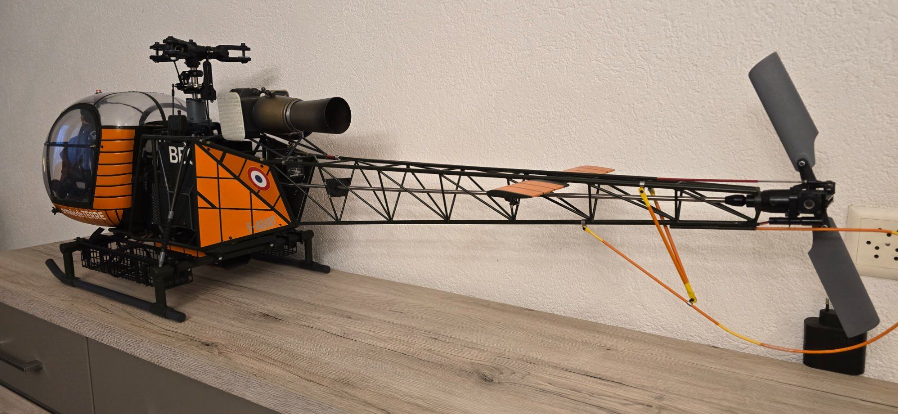 Vario Helicopter Modellismo RC: alouette ll vario taille 700 – Usato da Chernex venduto da pacoo01 4
