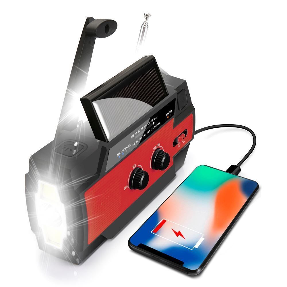 Radio: Tragbare Solar Radio mit AM/FM/NOOA – Nuovo (secondo la descrizione) da Thun venduto da Laoye 5