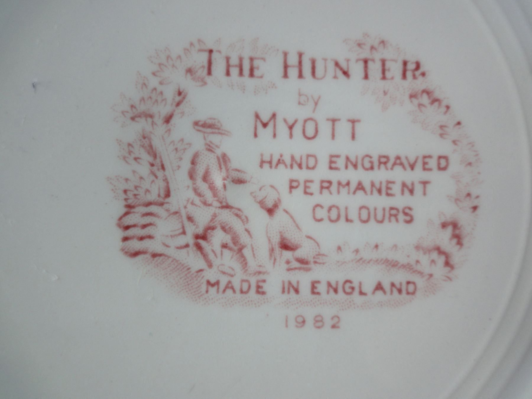 Assiettes: 2 Dessertteller Myott - The Hunter – D'occasion à Chur par omonia 4