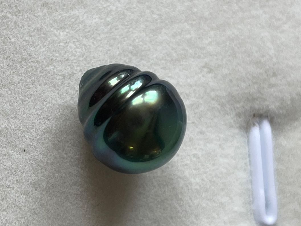 Perle (finte): Tahitiperle 9.6x11 mm – Nuovo (secondo la descrizione) da Bern venduto da Steinfieber 4