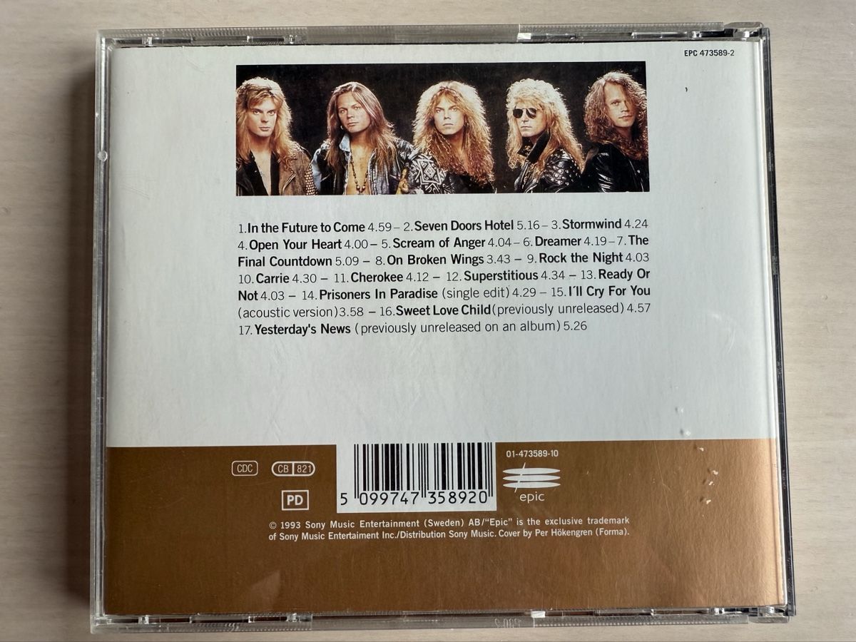 CD: Europe - 1982-1992  CD – Usato da Oberried Brienz venduto da Chyara 1