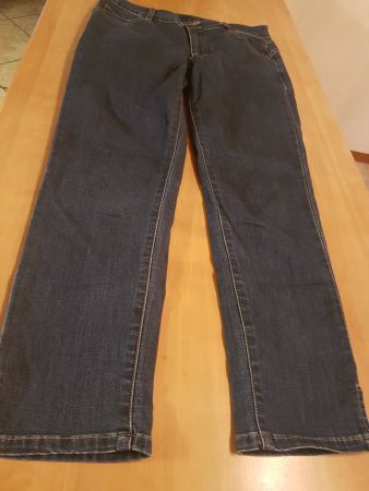 Pantalon jeans bleu taille 38 marque La Redoute 66% coton