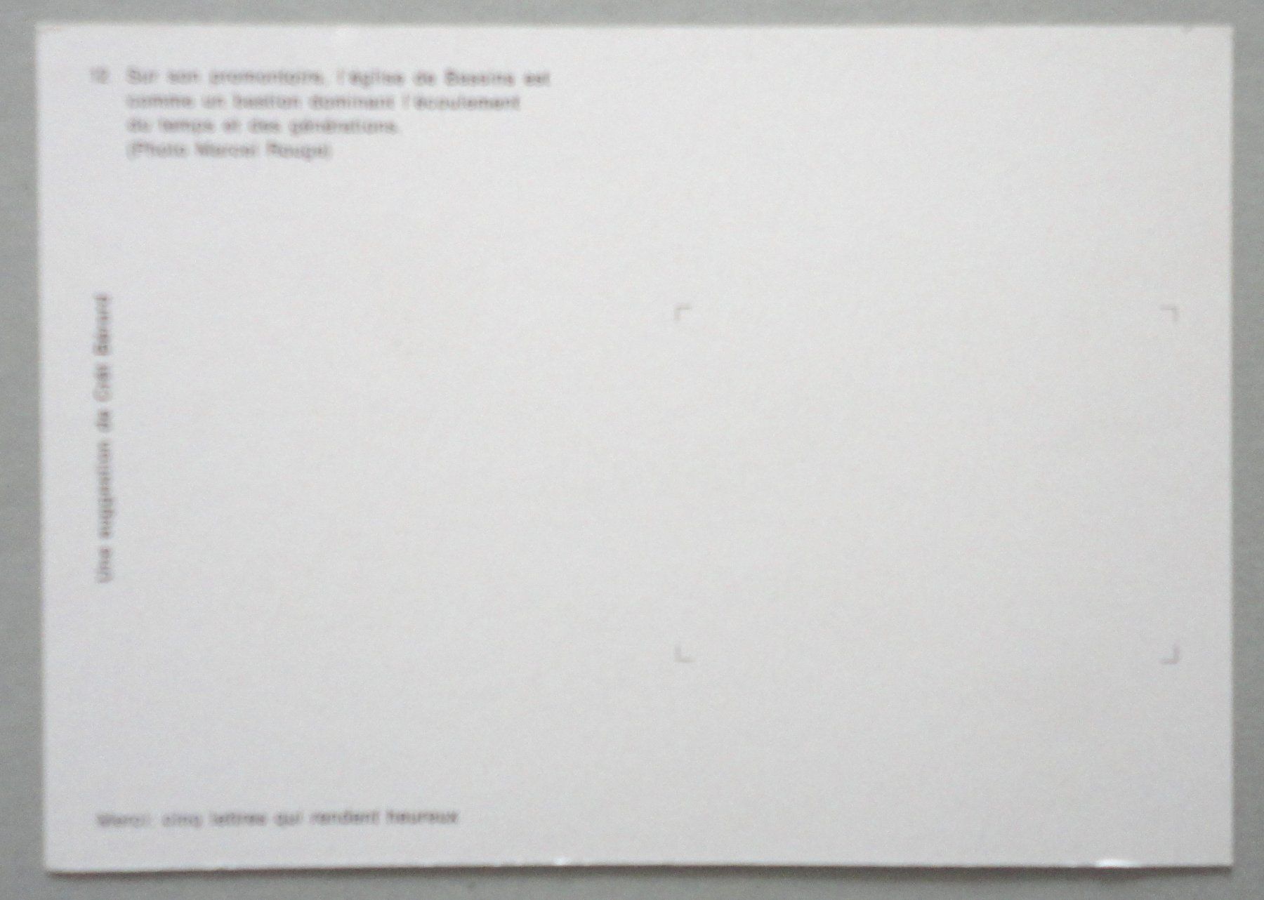 Cartoline postali: L' église de Bassins – Usato da Fétigny venduto da Billy2miny 1