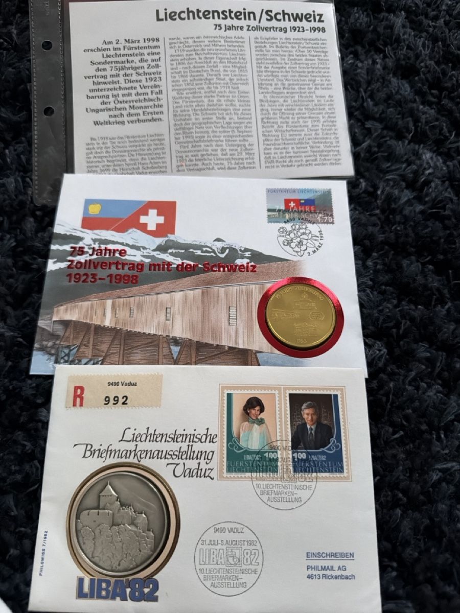 Medaglie: Médailles Liechtenstein/ Schweiz – Usato da Hittnau venduto da Pat_yl7f