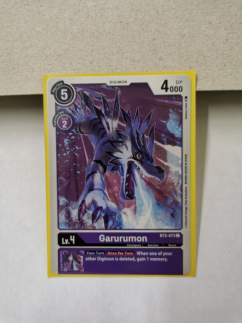 Sammelbilder & Trading cards: Digimon Garurumon BT2-073 C Lv4 2020 – Neu (gemäss Beschreibung) aus Sisseln AG von schenk-figuren